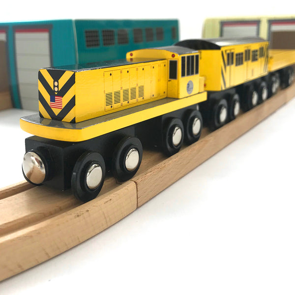 Mta wooden train hot sale